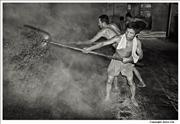Distillery workers Shandong